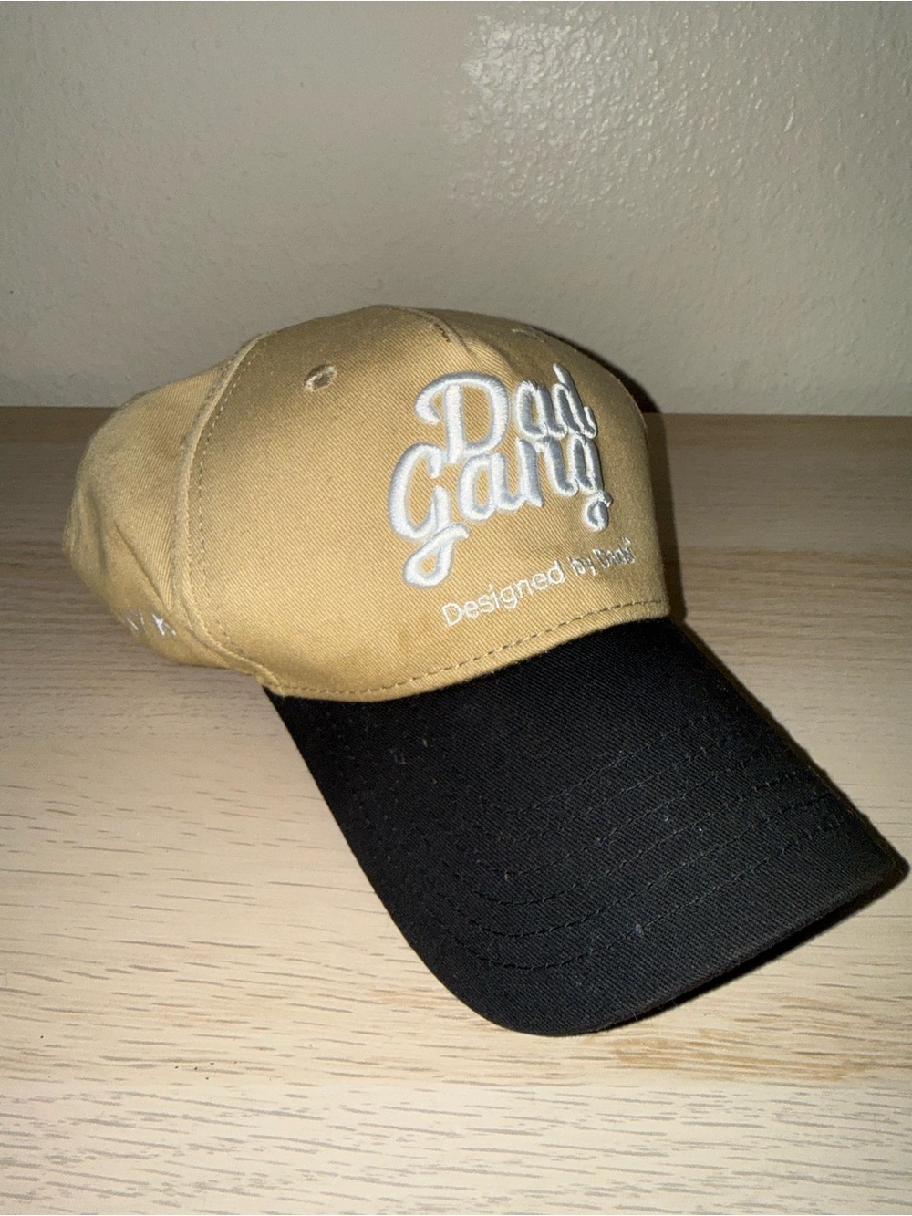 Dad Gang Beige and Black Baseball CapDad Gang San Francisco 49ers Dad Hat Tan